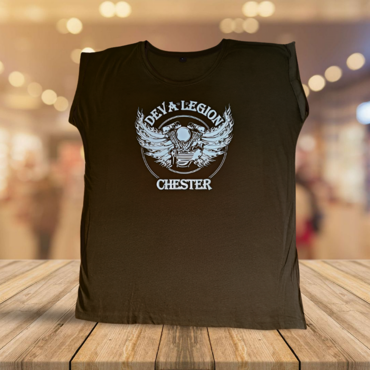 #009 A stylish Ladies Cap Sleeve T‑Shirt available in bold military green or classic black. Designed for comfort with a flattering, modern fit, it’s perfect for everyday wear or chapter events. Soft fabric, clean lines, and versatile colours make it a must‑have staple for any wardrobe.